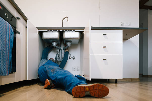 Professional Emergency Plumber technician working in Westville, OK